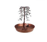Fuente de Cascada de Hierro Forjado con Forma de árbol de la Vida para Interiores: decoración Artesanal, Fuente de meditación, Elegante decoración para el hogar.
