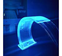 Fuente de Cascada de SPA de Agua acrílica, Fuente de Piscina iluminada acrílica, Fuente de rociadores de Piscina, Fuente de Piscina con Luces