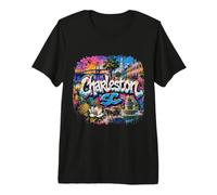 Fuente de Charleston South Carolina SC USA Camiseta Premium