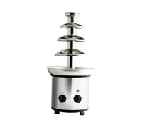 Fuente de chocolate acero inoxidable 4 capas, fundidor con máquina fondue calefactora, cascada DIY for fiestas Industrial, Comercial