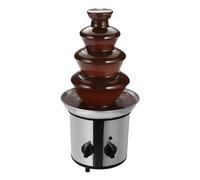 Fuente de chocolate de acero inoxidable, 170 W, 4 niveles, 1,8 L, para graduación, Halloween, Navidad