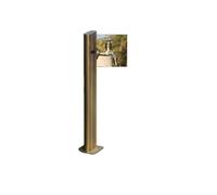 Fuente de columna de agua de acero inoxidable para exteriores, función de jardín vertical con placa base cuadrada y soporte de fácil montaje para una limpieza sin esfuerzo
