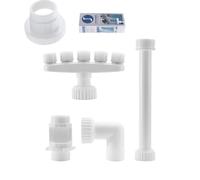 Fuente de cuenca de agua, 5 cabezas ajustables divertidas, fáciles de instalar, accesorios para piscina y refrigerador de spray, para patio trasero, piscina al aire libre, parque de spa