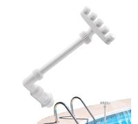 Fuente de cuenca de agua | Pulverizador ajustable de 5 cabezas | Aspersor de piscina de efecto cascada para jardín, terraza, exterior, estanques, parques, , spa