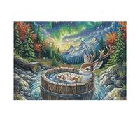 Fuente de Deseos de Bosque mágico Puzzle 300 Piezas Obra De Arte Familiar Coleccionable Rompecabezas 3D para Hombres Y Mujeres Juguete EduGatoivo Desafío Intelectual 300 PCS