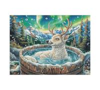 Fuente de Deseos de Bosque mágico Puzzle 500 Piezas Portátil Familiar Compacto Rompecabezas 3D para Familia Desafío Intelectual Maquetas Educativas Construir 500 PCS