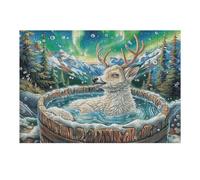 Fuente de Deseos de Bosque mágico Puzzles 300 Piezas Aliviar Estrés Familiar Premium Rompecabezas para Adultos Desafío Intelectual 3D DIY Creativo Decorativo 300 PCS