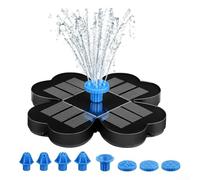 Fuente de energía solar flotante con diseño único para disfrutar en tu patio trasero