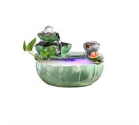 Fuente de Escritorio Decoración del hogar Decoraciones Oficina Escritorio Sala de Estar Generador de Riqueza Dispensador de Agua Circulación Interior Fuente de rocalla Decoraciones Fuente de Mesa