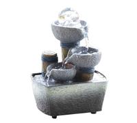 Fuente de Escritorio, Fuentes de Mesa sonoras con Fuente Interior luz LED Cascada en Cascada