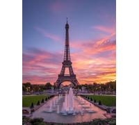 Fuente De La Torre Del Paisaje Diamond Painting Adultos Kits, 5D Redondo Diamantes Painting Niños Pintura, Diamant Art Bordado Punto Cruz Cuadros, Art Mosaico Decoración Pared Del 20x30cm hJ8-487