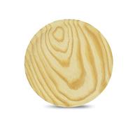 Fuente de Madera 20 Cm de Diámetro Para el Pulpo, Aperitivos, Pizzas, de Madera Maciza Natural