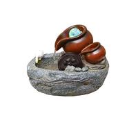 Fuente de mesa Fuente de agua minimalista con elementos de agua circulantes para un efecto natural de Feng Shui Cascada interior