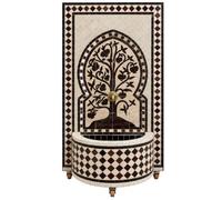 Fuente de mosaico Marrakesch 041 con LoopFlow, marrón-beige, 106 cm | En Marrakesch 041, LoopFlow mantiene el agua en circulación. Las ruedas permiten situar la fuente de mosaico con facilidad.