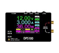 Fuente de Poder, Fuente de alimentación CC laboratorio bolsillo DPS100, 30 V, 5 A, 100 W, con regulador voltaje programable y conmutación banco