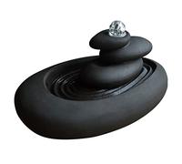 Fuente de sobremesa con Cascada para Interiores, Zen, Piedra Seca, manantial de montaña, cerámica para el hogar, artesanía Decorativa (Color: A)