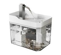 Fuente dispensadora de agua para gatos, 1.5 L, dinámica, fácil de limpiar, con detección inteligente, silenciosa, alimentador automático de agua para interiores, para el hogar, dormitorio, sala de