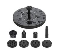 Fuente flotante solar - Fuente de baño para pájaros | Bomba de agua solar con conservación de energía | 6 patrones de pulverización para jardín, piscina, tanque de peces, baños de pájaros este