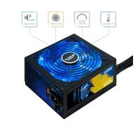 Fuente Gaming 800W ATX12V V2.31, APFC, 82+ eficiencia, LED ON/Off - Ideal para potentes Sistemas de Juego y Estabilidad energética.