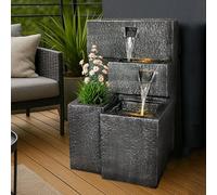 Fuente Grada para el jardín con iluminación LED con Espacio para Plantas Decoracion Jardin