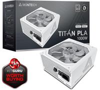 Fuente Montech Titan PLA 1000W 80 Plus Platinum PCIE5 (Cybenetics Platinum)
