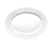 Fuente oval 36 cm Ebro blanco