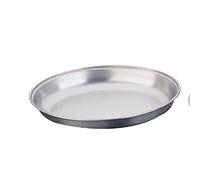 Fuente ovalada para verdura Stalwart P178, completa, de acero inoxidable y con 20 cm de diámetro