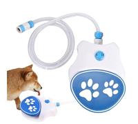 Fuente para beber para perros - abrevadero automático para mascotas con control de pie, fuente de jardín al aire libre con aspersor | diseño manos libres para perros gatos uso de