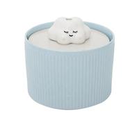 Fuente para Gatos Automática: Fuente De Agua para Mascotas De Cerámica De 1,2 L, Alimentación USB Silenciosa, De Filtración Múltiple, Diseño Seguro contra Quemaduras En Seco, Bomba Apta para L