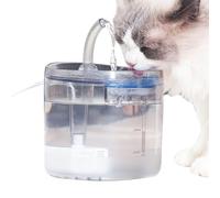 Fuente para Gatos,Bebedero Eléctrico Silencioso Transparente de 1.5L,Fuente de Agua para Perros de Interior | para Sala de Estar Garaje Jardín Hogar Dormitorio
