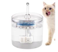 Fuente Para Gatos Bebedero Eléctrico Transparente de Agua 1,5 L