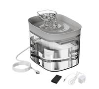 Fuente para Gatos - Bebedero Felino de 1,8 L | Fuente de Agua Automática para Perros - para Padres De Mascotas Amantes De Animales Refugios Rutina Diaria Hogar Oficina