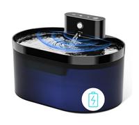 Fuente para Gatos Diealles Shine 2.2L Bebedor de Agua con Sensor de Movimiento, 4200mAh Sin Cable