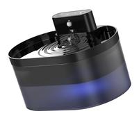 Fuente para gatos, dispensador de agua para mascotas, funciona con pilas, 2,2 L, fuente automática para gatos con sensores de movimiento