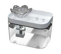 Fuente para gatos - Dispensador para animales recargable por USB | Fuentes automáticas Silent Dog WaterS | para la estación de abrevadero de cachorros de domésticos para interiores de