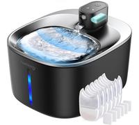 Fuente para Gatos Inalambrica con Sensor De Movimiento En Acero Inoxidable