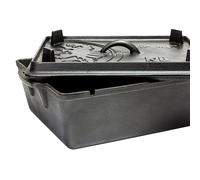 Fuente para horno K8 (L x An x Al: 34 x 24 x 14,5 cm, Hierro fundido, 4,5 l)