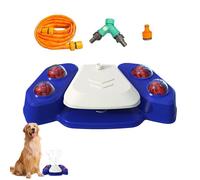 Fuente para Perros Exterior - Bebedero con Activación por Pisada,Dispensador de Agua Activado por Pata - para Jardín Patio Verano Césped