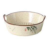 Fuente pequeña de cerámica, con asas de cerámica, pequeño horno para lasaña, tiramisú, molde para hornear