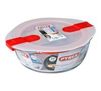 Fuente Pyrex Cook & Heat Cristal de Borosilicato Redonda 20 cm 1,1 L con Tapa Hermética