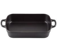 Fuente Rectangular 29cm (Negra) - LE CREUSET