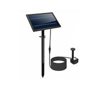 Fuente solar de 8 W con almacenamiento de energía, bomba solar flotante para fuente, bebedero para pájaros