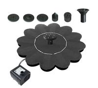 Fuente solar de baño para pájaros, bomba de agua solar para exteriores, función de agua silenciosa para paisaje, baño de pájaros, terraza, patio, porche, piscina, estanque, decoración de jardín