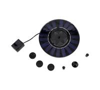 Fuente Solar Decorativa para jardín sin batería, reutiliza energía Solar para embellecer Espacios Exteriores y potenciar la relajación.