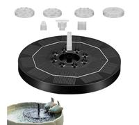 Fuente Solar Para Baño De Aves | Fuente De Agua Solar - Decoración Automática 6 Boquillas Para Jardín Balcón Terraza Parque Del Hotel Cuenca