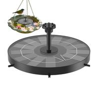 Fuente Solar para Baño de Pájaros | Bomba de Agua con Bandeja - Fuente de Agua Solar,para Jardín, Patio, Terraza, Piscina, Estanque, Decoración Exterior