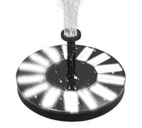 Fuente solar para baño de pájaros, bomba de fuente solar flotante | Potente fuente solar de agua, decoración automática de jardín para jardín, parque, estanque, terraza, balcón
