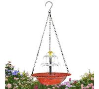 Fuente Solar para Baño de Pájaros Cuenca de Cascada Resistente a la