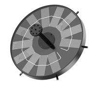 Fuente Solar para Baño De Pájaros, De Filtración De Placa Limpiadora, 18x18 Cm, Fuente De Agua Solar, Fuentes Solares Flotantes, Pulverización Automática Múltiples Modos De Boquilla, para Esta