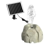 Fuente Solar para Bebedero de Aves | Decoración Solar Silenciosa | Bomba con Agua para Fuente baño pájaros | Patio Interior, Jardín Trasero, Jardín, Patio, Parque, Estanque, Piscina, Pecera, Casa